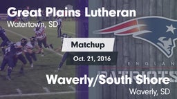 Matchup: Great Plains Luthera vs. Waverly/South Shore  2016