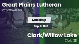 Matchup: Great Plains Luthera vs. Clark/Willow Lake  2017