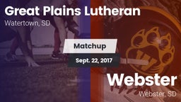 Matchup: Great Plains Luthera vs. Webster  2017