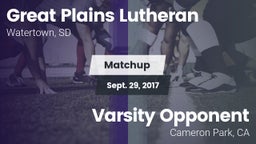 Matchup: Great Plains Luthera vs. Varsity Opponent  2017