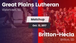 Matchup: Great Plains Luthera vs. Britton-Hecla  2017