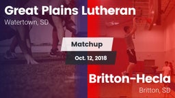 Matchup: Great Plains Luthera vs. Britton-Hecla  2018