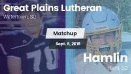 Matchup: Great Plains Luthera vs. Hamlin  2019