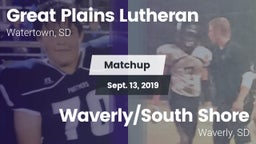 Matchup: Great Plains Luthera vs. Waverly/South Shore  2019