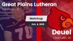 Matchup: Great Plains Luthera vs. Deuel  2019