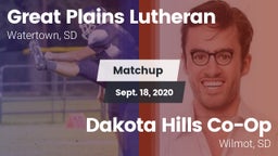 Matchup: Great Plains Luthera vs. Dakota Hills Co-Op 2020
