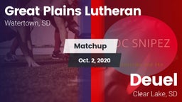 Matchup: Great Plains Luthera vs. Deuel  2020