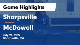 Sharpsville  vs McDowell Game Highlights - July 26, 2022