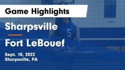 Sharpsville  vs Fort LeBouef Game Highlights - Sept. 10, 2022