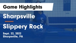 Sharpsville  vs Slippery Rock Game Highlights - Sept. 22, 2022