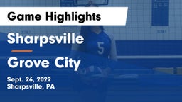 Sharpsville  vs Grove City  Game Highlights - Sept. 26, 2022