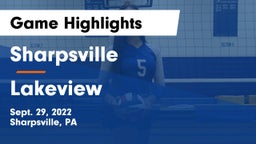 Sharpsville  vs Lakeview Game Highlights - Sept. 29, 2022
