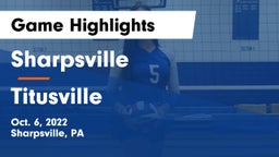Sharpsville  vs Titusville Game Highlights - Oct. 6, 2022