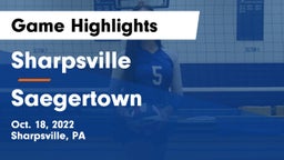 Sharpsville  vs Saegertown Game Highlights - Oct. 18, 2022