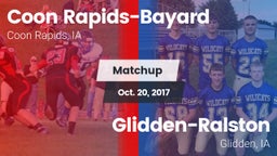 Matchup: Coon Rapids-Bayard vs. Glidden-Ralston  2017