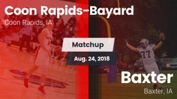 Matchup: Coon Rapids-Bayard vs. Baxter  2018