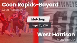 Matchup: Coon Rapids-Bayard vs. West Harrison  2018