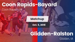 Matchup: Coon Rapids-Bayard vs. Glidden-Ralston  2018
