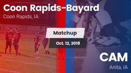 Matchup: Coon Rapids-Bayard vs. CAM  2018