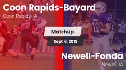 Matchup: Coon Rapids-Bayard vs. Newell-Fonda  2019