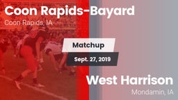 Matchup: Coon Rapids-Bayard vs. West Harrison  2019