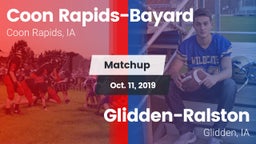 Matchup: Coon Rapids-Bayard vs. Glidden-Ralston  2019