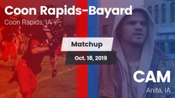 Matchup: Coon Rapids-Bayard vs. CAM  2019