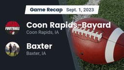Recap: Coon Rapids-Bayard  vs. Baxter  2023