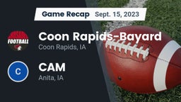 Recap: Coon Rapids-Bayard  vs. CAM  2023