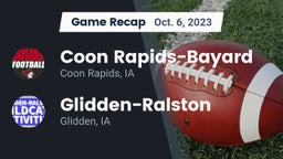 Recap: Coon Rapids-Bayard  vs. Glidden-Ralston  2023