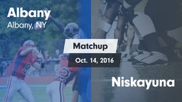 Matchup: Albany vs. Niskayuna  2016