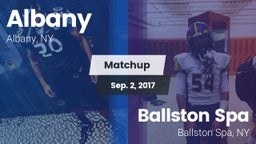 Matchup: Albany vs. Ballston Spa  2017