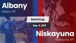 Matchup: Albany vs. Niskayuna  2017