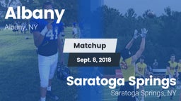 Matchup: Albany vs. Saratoga Springs  2018