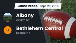 Recap: Albany  vs. Bethlehem Central  2018