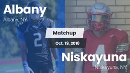 Matchup: Albany vs. Niskayuna  2018