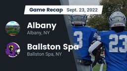 Recap: Albany  vs. Ballston Spa  2022