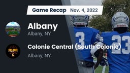 Recap: Albany  vs. Colonie Central  (South Colonie) 2022