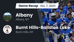 Recap: Albany  vs. Burnt Hills-Ballston Lake  2023