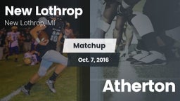 Matchup: New Lothrop vs. Atherton 2016