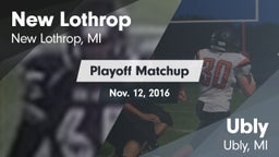 Matchup: New Lothrop vs. Ubly  2016