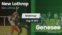 Matchup: New Lothrop vs. Genesee  2017
