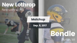 Matchup: New Lothrop vs. Bendle  2017