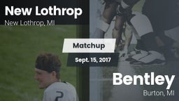 Matchup: New Lothrop vs. Bentley  2017