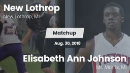 Matchup: New Lothrop vs. Elisabeth Ann Johnson  2018