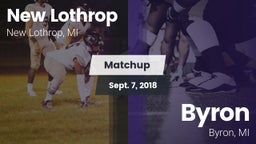 Matchup: New Lothrop vs. Byron  2018
