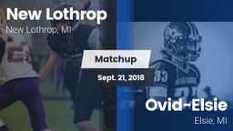 Matchup: New Lothrop vs. Ovid-Elsie  2018