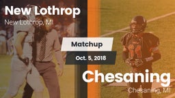Matchup: New Lothrop vs. Chesaning  2018