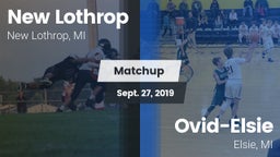 Matchup: New Lothrop vs. Ovid-Elsie  2019