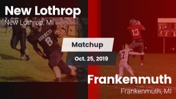 Matchup: New Lothrop vs. Frankenmuth  2019